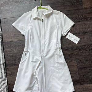 Athleta White Active Dress